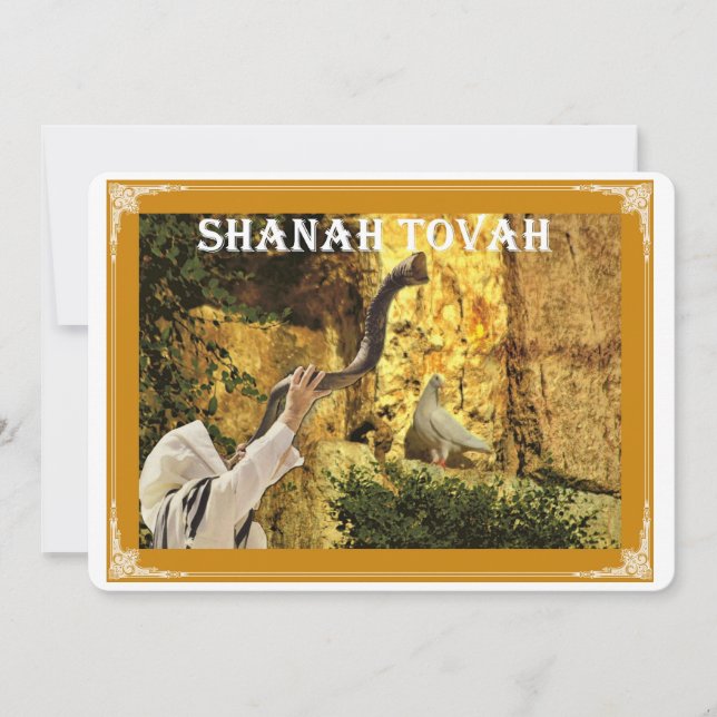 Flat Holiday Card Feiertagskarte (Vorderseite)