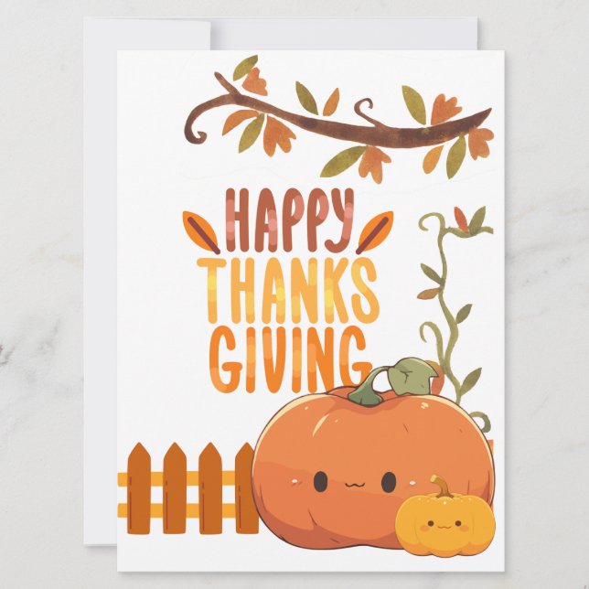 Flat Holiday Card Feiertagskarte (Vorderseite)