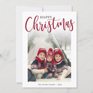 Flat Holiday Card Feiertagskarte