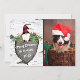 Flat Holiday Card Feiertagskarte