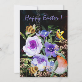 Flat Holiday Card Feiertagskarte