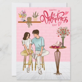 Flat Holiday Card Feiertagskarte