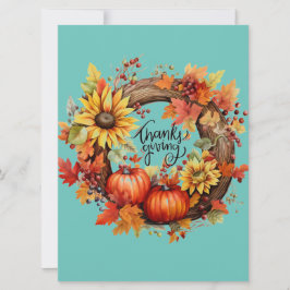 Flat Holiday Card Feiertagskarte