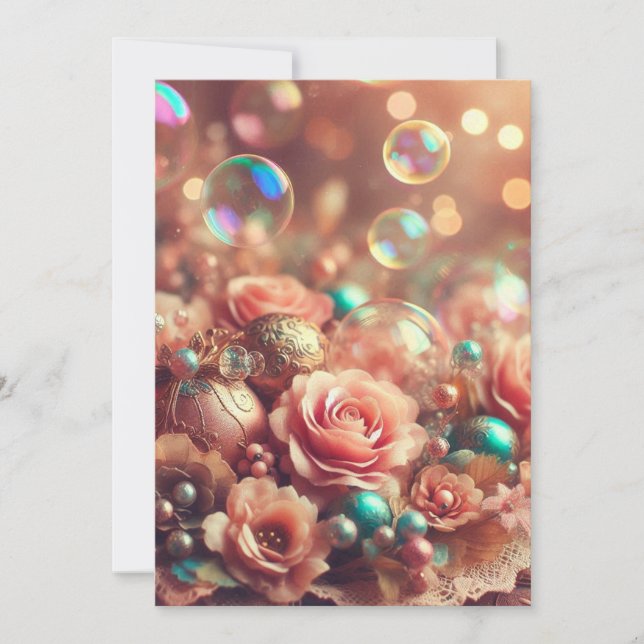 Flat Holiday Card Feiertagskarte (Vorderseite)