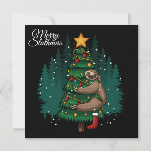 Flat Holiday Card Feiertagskarte