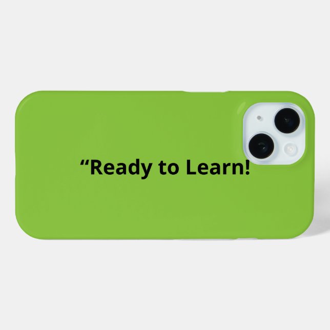 Flat Lime Green Background – School Texture Case-Mate iPhone Hülle (Rückseite (Horizontal))