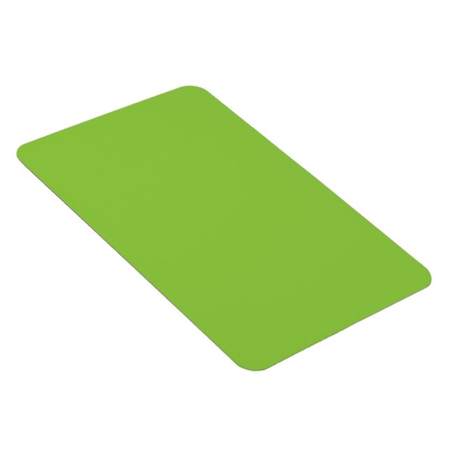 Flat Lime Green Background Texture  Magnet (Rechte Seite)