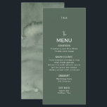 Flat Menu wedding Minimalist modern.  Menükarte<br><div class="desc">Minimalist modern calligraphy,  wedding Flat Menu,  pastel colors.</div>