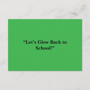 Flat Neon Green Background - Schultextur Begleitkarte