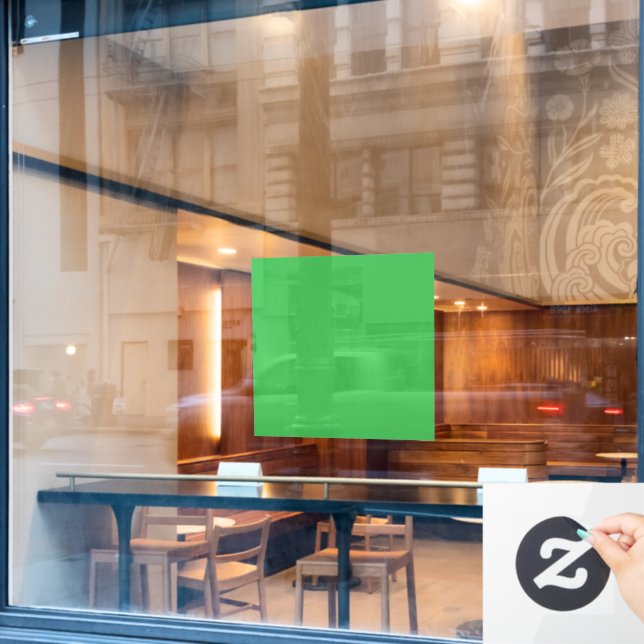 Flat Neon Green Texture Background for Digital Fensteraufkleber (Café-Fenster)