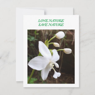 Flat Note Card - umweltrelevante Meldung Mitteilungskarte