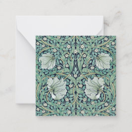 FLAT NOTE CARD : WILLIAM MORRIS : PIMPERNEL MITTEILUNGSKARTE