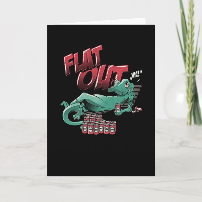 Flat Out Lizard Karte (Vorderseite)