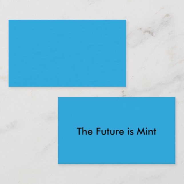 Flat Sky Blue Background for Web & Print Begleitkarte (Vorne/Hinten)