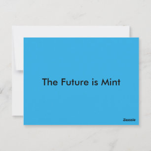 Flat Sky Blue Background für Web & Print Postkarte