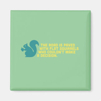 Flat Squirrels Magnet