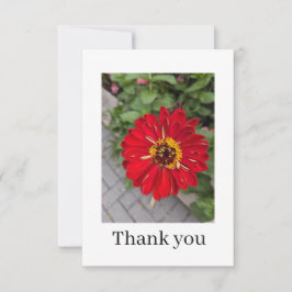 Flat Thank You Card Dankeskarte