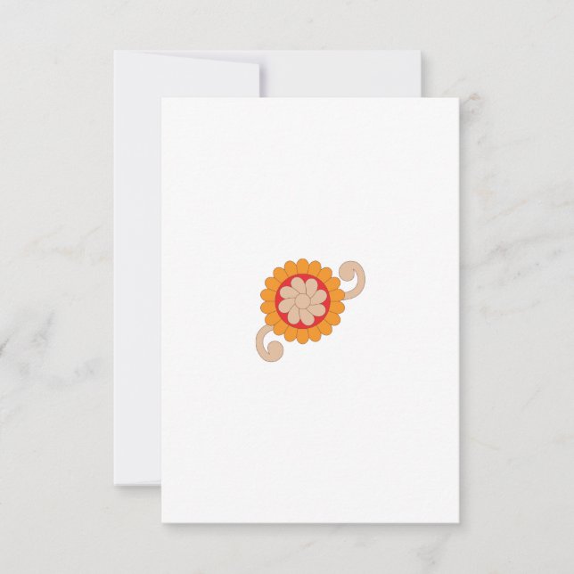 Flat Thank You Card Dankeskarte (Vorderseite)