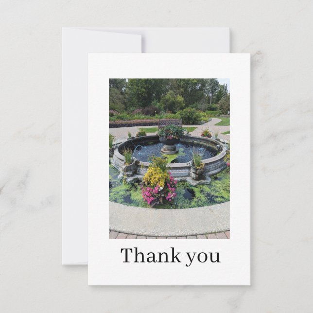 Flat Thank You Card Dankeskarte (Vorderseite)