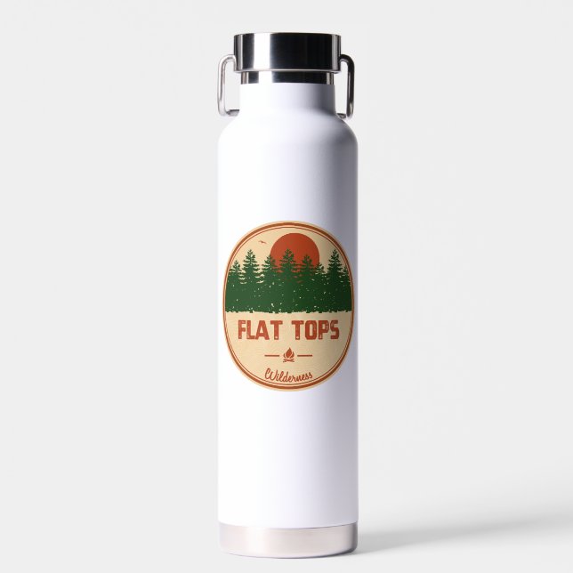 Flat Tops Wilderness Colorado Trinkflasche (Vorne)