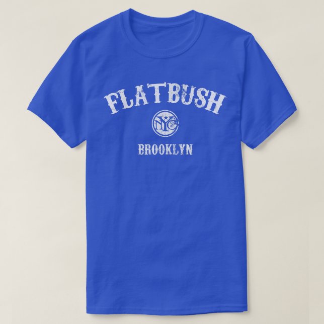 Flatbush Brooklyn Vintag Style T-Shirt (Design vorne)
