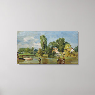 Flatford Mühle, c.1810-11 (Öl auf Platte) Leinwanddruck