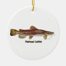 Flathead Catfish Keramik Ornament