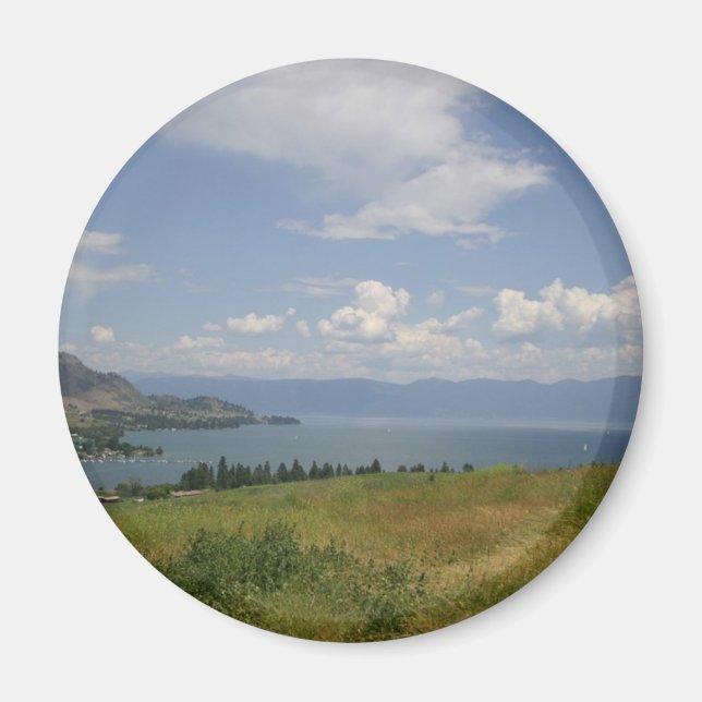 Flathead Lake Fotos Magnet (Vorne)