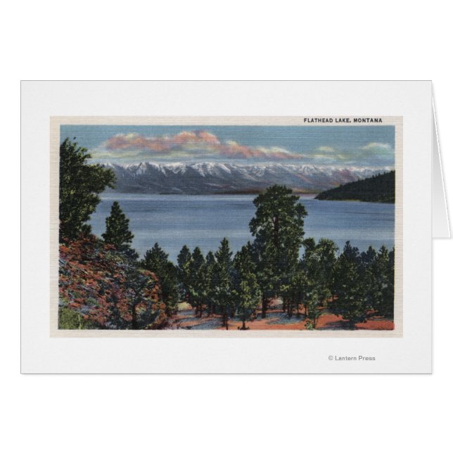 Flathead Lake, Montana (Vorderseite (Horizontal))