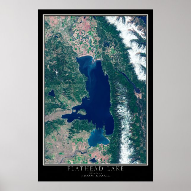 Flathead Lake Montana Poster (Vorne)