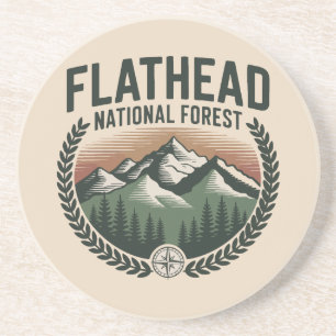 Flathead National Forest Montana Wilderness Getränkeuntersetzer