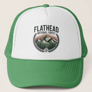 Flathead National Forest Montana Wilderness Truckerkappe