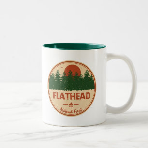 Flatheat-Nationalwald Zweifarbige Tasse