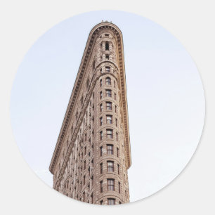 Flatiron Building New York City Runder Aufkleber