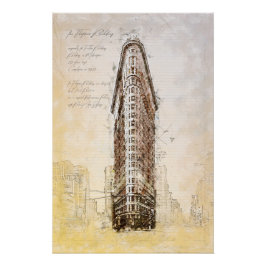 Flatiron Building Poster