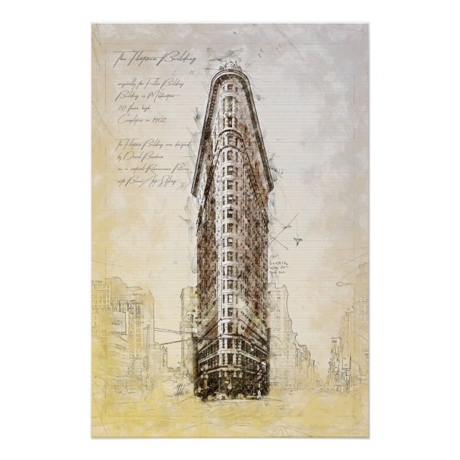Flatiron Building Poster (Vorderseite)