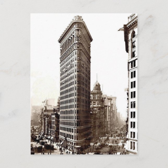 Flatiron Gebäude 1910 Postkarte (Vorderseite)