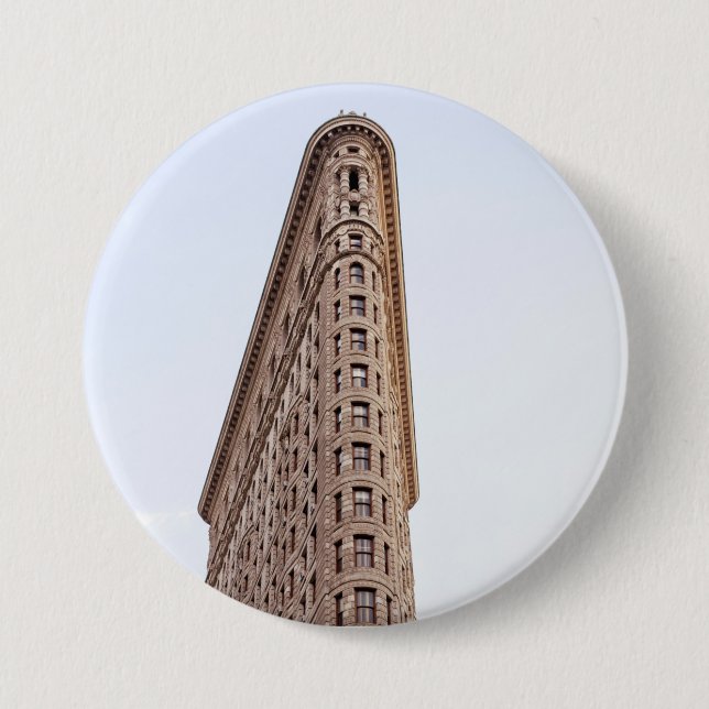 Flatiron-Gebäude Button (Vorderseite)