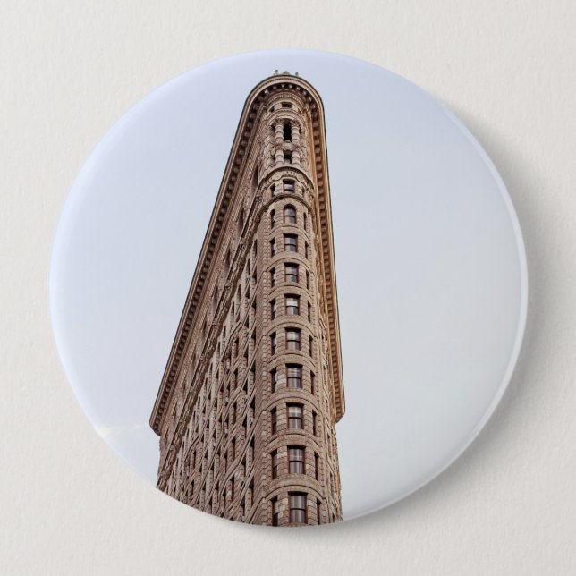 Flatiron-Gebäude Button (Vorderseite)