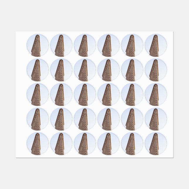 Flatiron-Gebäude Etiketten (Blatt)