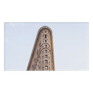 Flatiron-Gebäude Namenschild