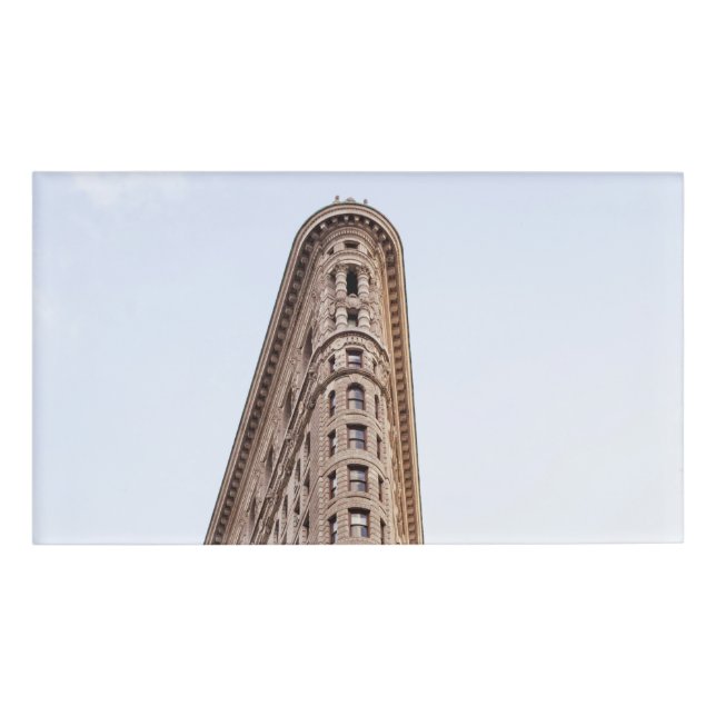 Flatiron-Gebäude Namenschild (Vorderseite)
