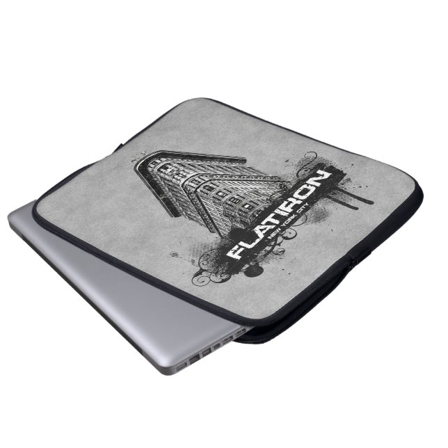 Flatiron Gebäude New York City Laptop Sleeve (Vorne Knopf)