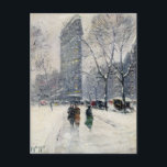 FLATIRON GEBÄUDE NEW YORK CITY POSTKARTE<br><div class="desc">NEW YORK: FLATIRON,  1919. 'Madison Square (Flatiron Gebäude)' Ölmalerei von Typ Wiggins,  1919.</div>