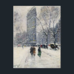 FLATIRON GEBÄUDE NEW YORK CITY POSTKARTE<br><div class="desc">NEW YORK: FLATIRON,  1919. 'Madison Square (Flatiron Gebäude)' Ölmalerei von Typ Wiggins,  1919.</div>