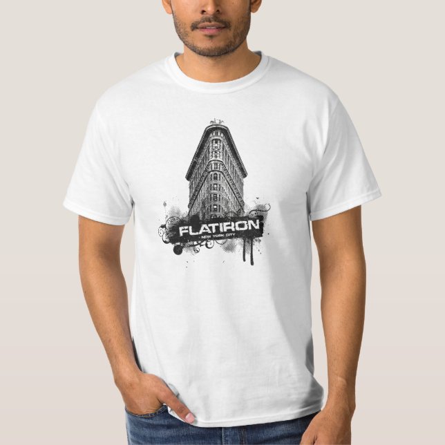 Flatiron Gebäude New York City T-Shirt (Vorderseite)