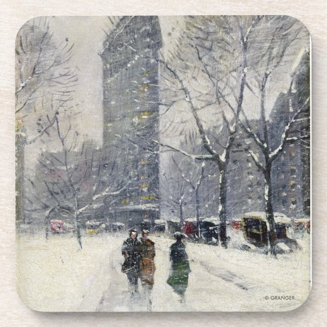 FLATIRON GEBÄUDE NEW YORK CITY UNTERSETZER (Vorderseite)