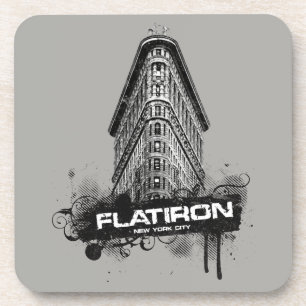 Flatiron Gebäude New York City Untersetzer Set