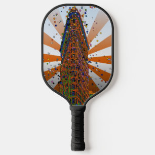 Flatiron Gebäude - Orange & White Rays Pickleball Schläger