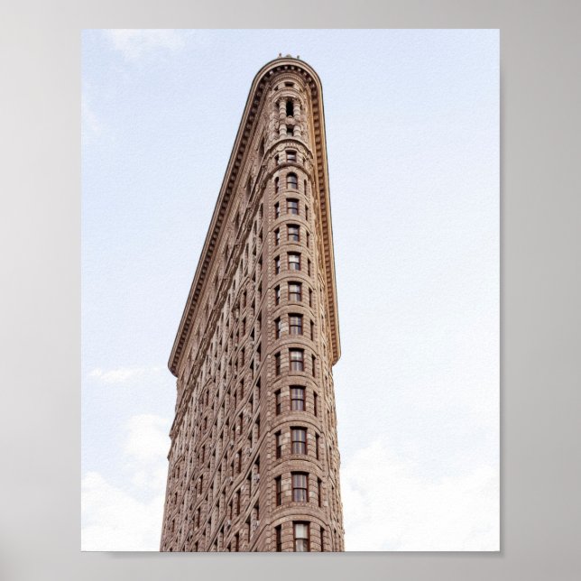 Flatiron-Gebäude-Postkarte Poster (Vorne)